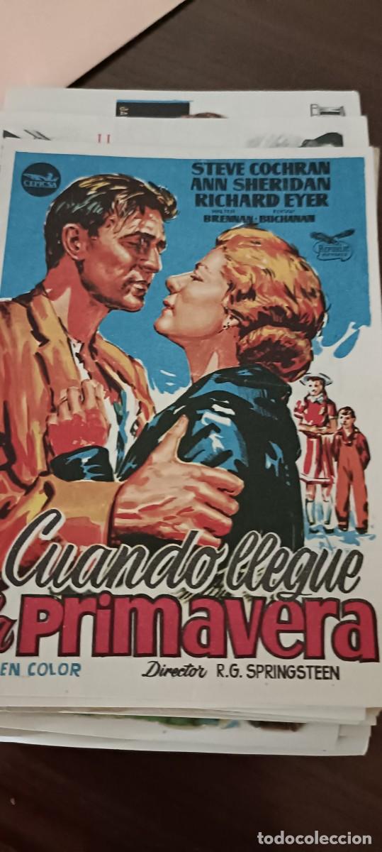 Cine: Cuando llegue la primavera.Folleto de mano - Foto 1