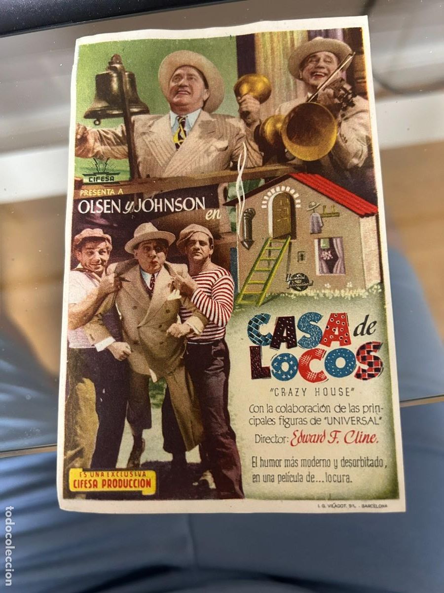 Cine: &ordm;307 casa de locos buen estado sin publicidad