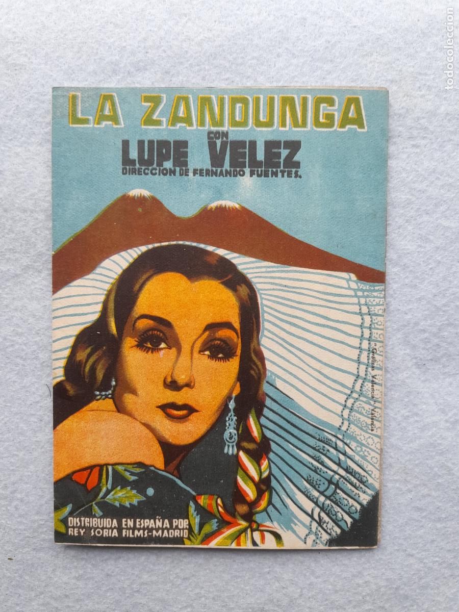 Kino: La Zandunga. Lupe V&eacute;lez. Arturo de C&oacute;rdoba. Carlos L&oacute;pez &rdquo;Chafl&aacute;n&rdquo;.