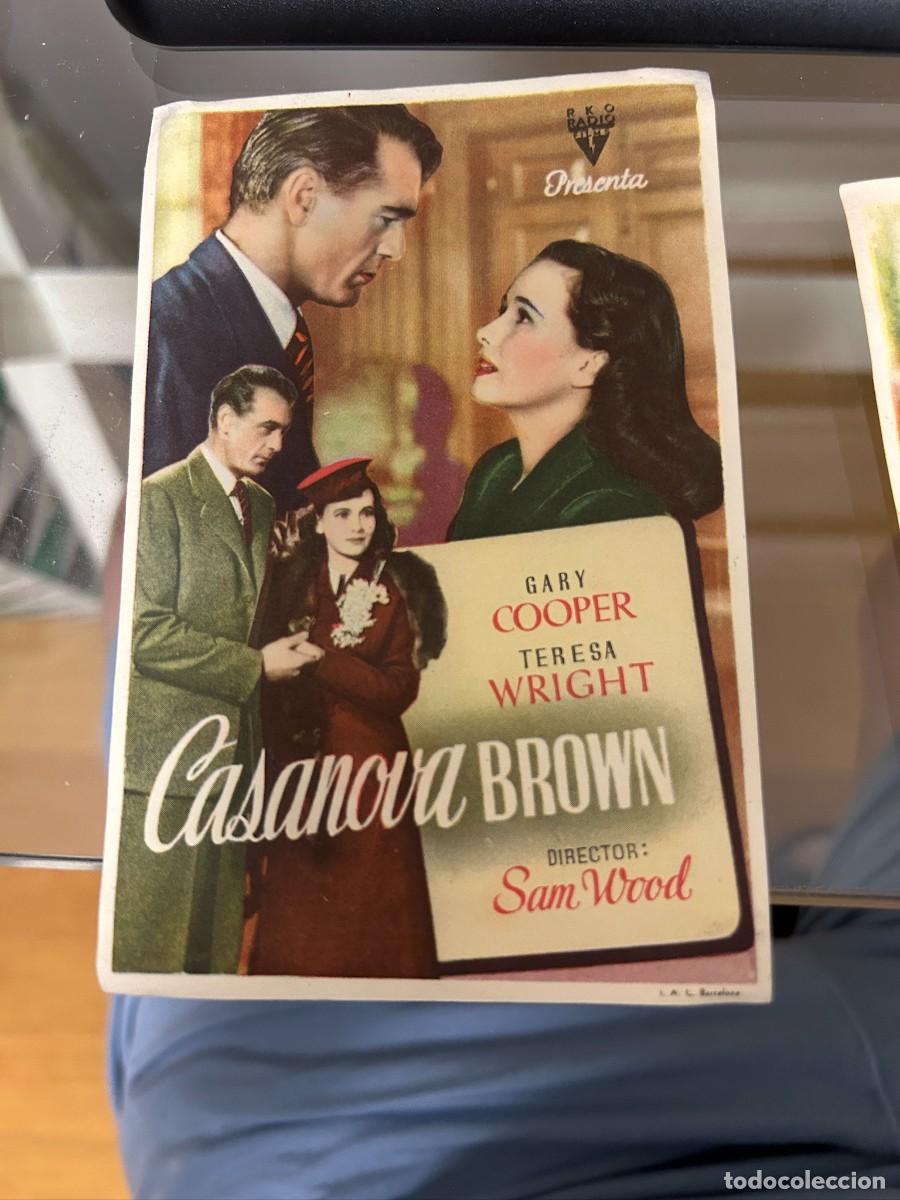 Cine: &ordm;315 casanova brown sin publicidad buen estado