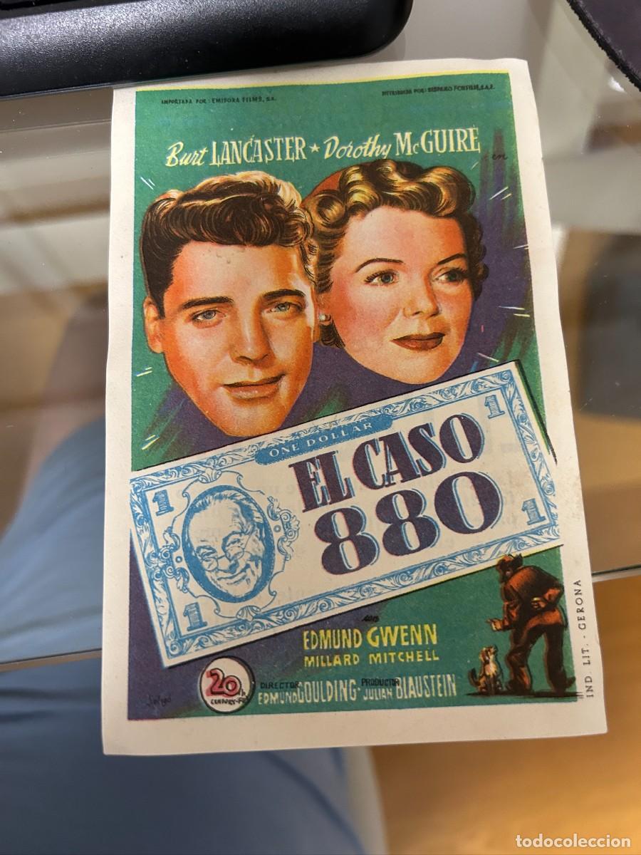 Cine: &ordm;318 el caso 880 gran cinema coca gerona buen estado con publicidad