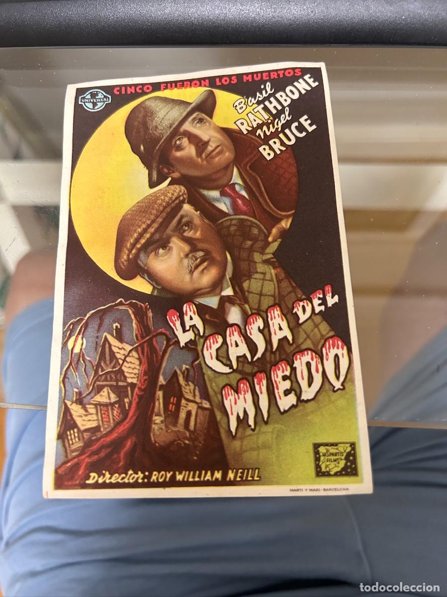 Cine: &ordm;319 la casa del miedo teatro bartrina reus con publicidad buen estado