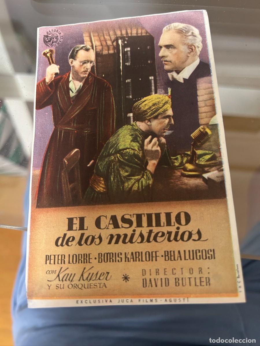 Cine: &ordm;323 el castillo de los misterios cine plaza de toros ubeda con publicidad buen estado