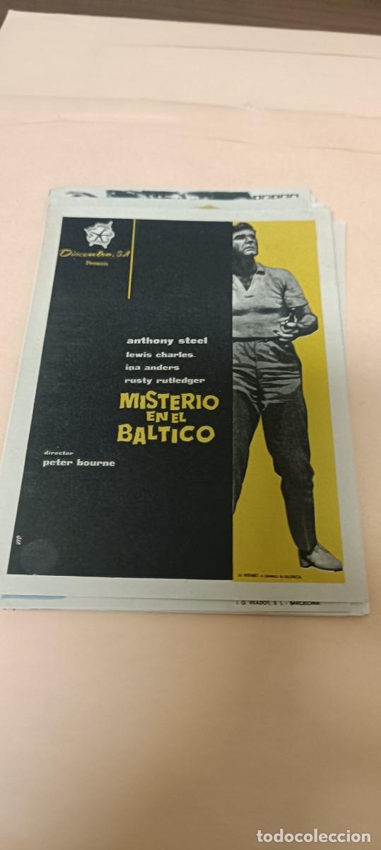  Flyers Publicitaires de films Anciens: Misterio en el B&aacute;ltico.Folleto de mano