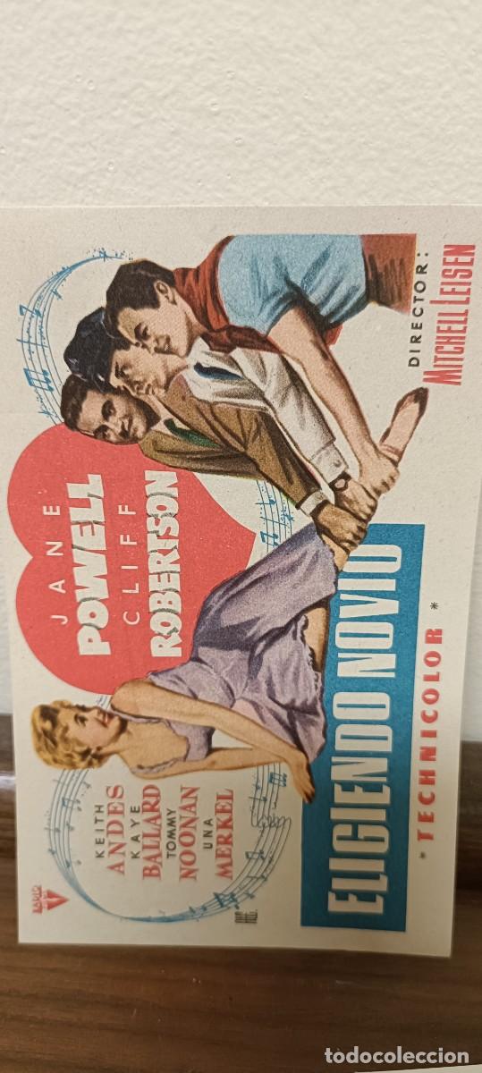  Foglietti di film di film antichi di cinema: Eligiendo novio.Folleto de mano