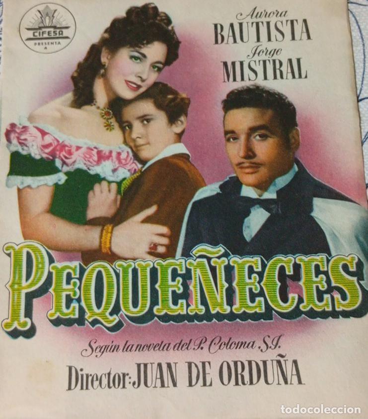 Cine: PEQUE&Ntilde;ECES - PROGRAMA DE CINE