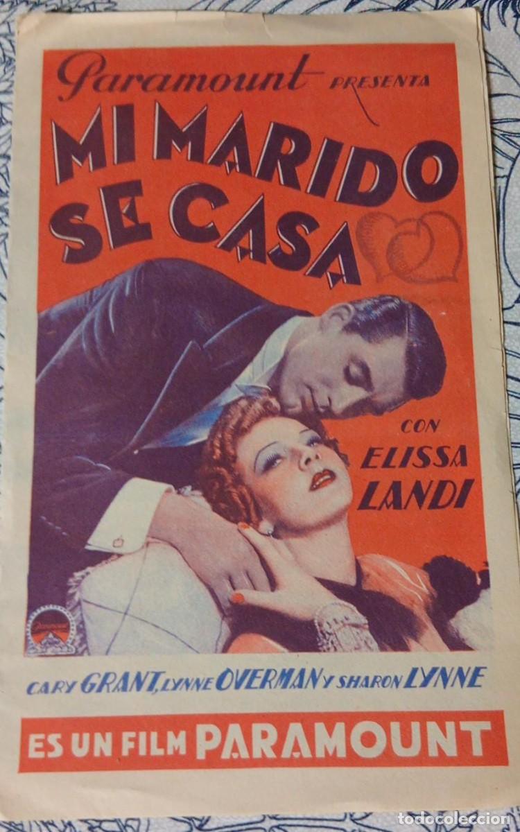 Cine: MI MARIDO SE CASA - PROGRAMA DE CINE
