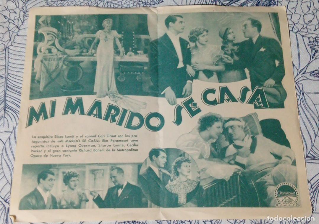 Cine: MI MARIDO SE CASA - PROGRAMA DE CINE - Foto 3