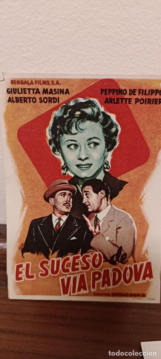 Kino: El suceso de v&iacute;a Padova.Folleto de mano