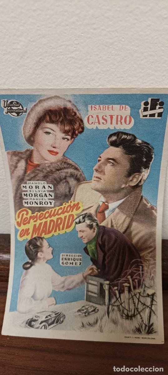 Kino: Persecuci&oacute;n en Madrid.Folleto de mano