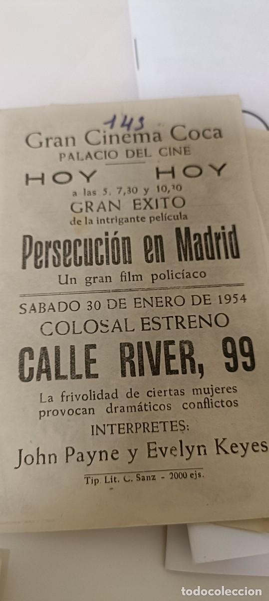Cine: Persecuci&oacute;n en Madrid.Folleto de mano - Foto 2