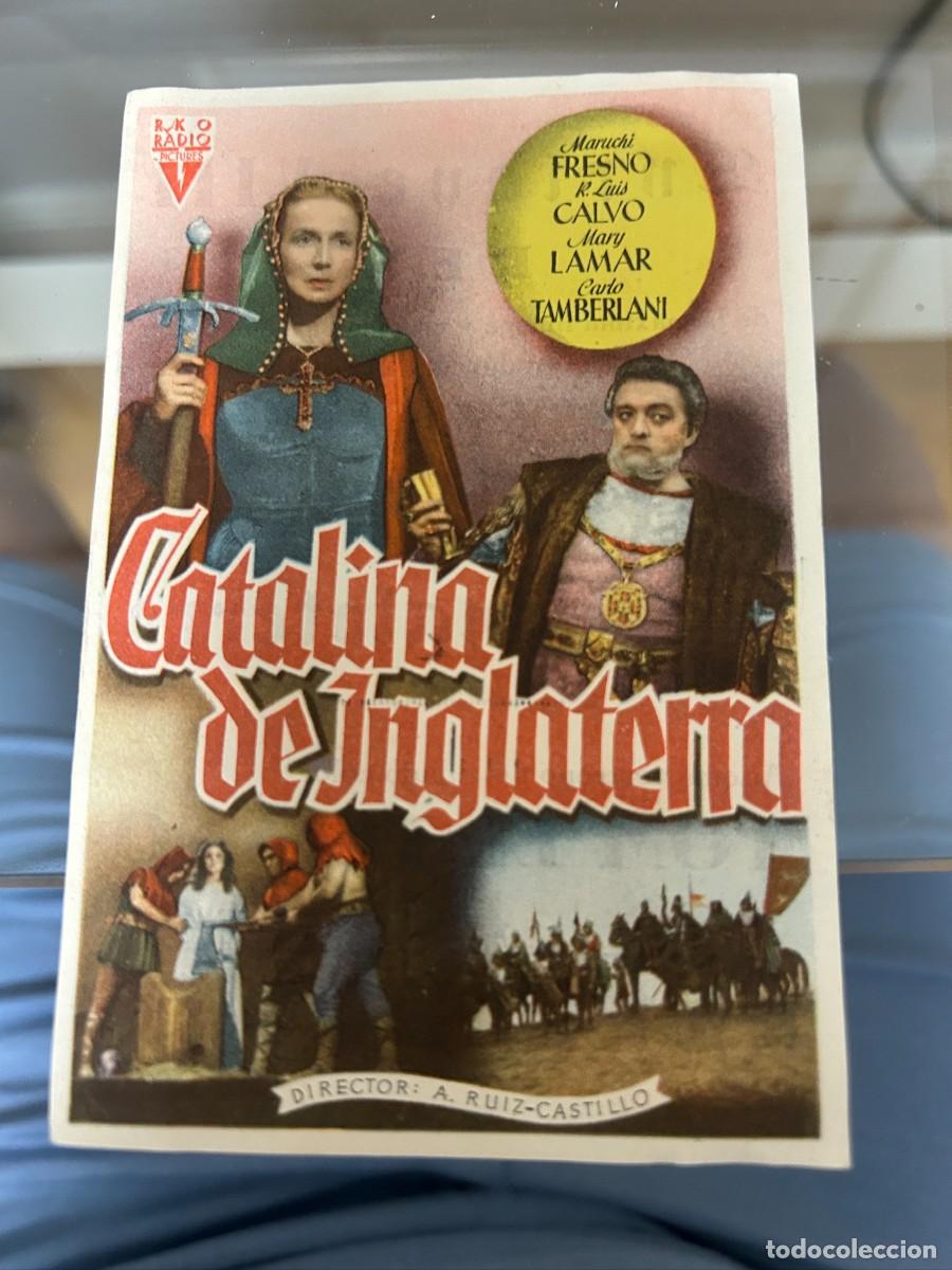 Cine: &ordm;328 catalina de inglaterra cine monterrosa reus con publicidad buen estado