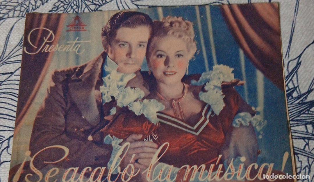 Cine: SE ACAB&Oacute; LA M&Uacute;SICA - PROGRAMA DE CINE