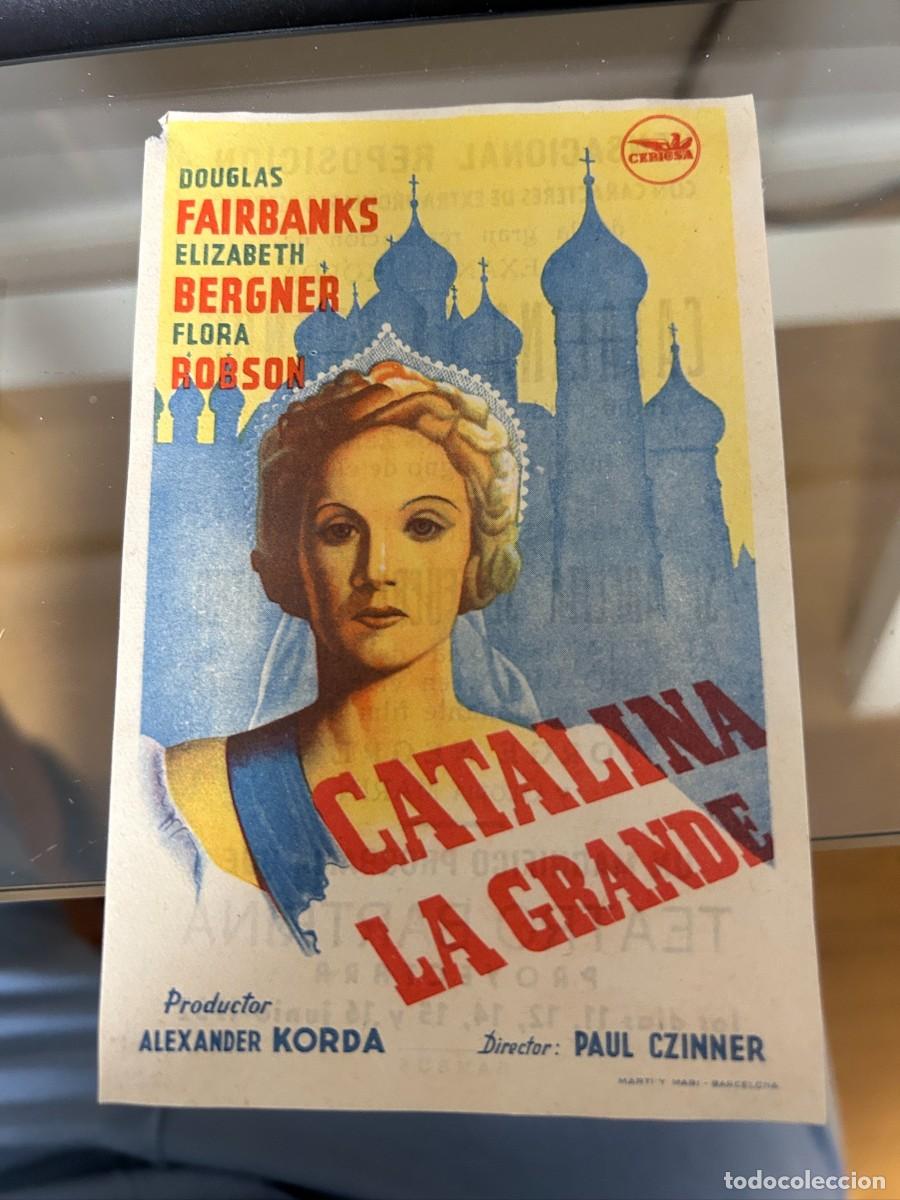 Cine: &ordm;329 catalina la grande teatro bartrina reus con publicidad correcto
