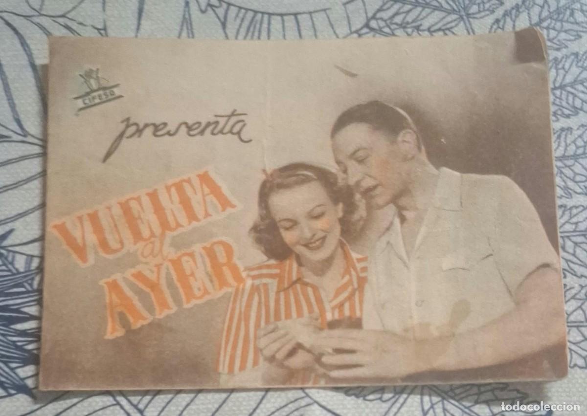 Cine: VUELTA AL AYER - PROGRAMA DE CINE - Foto 1