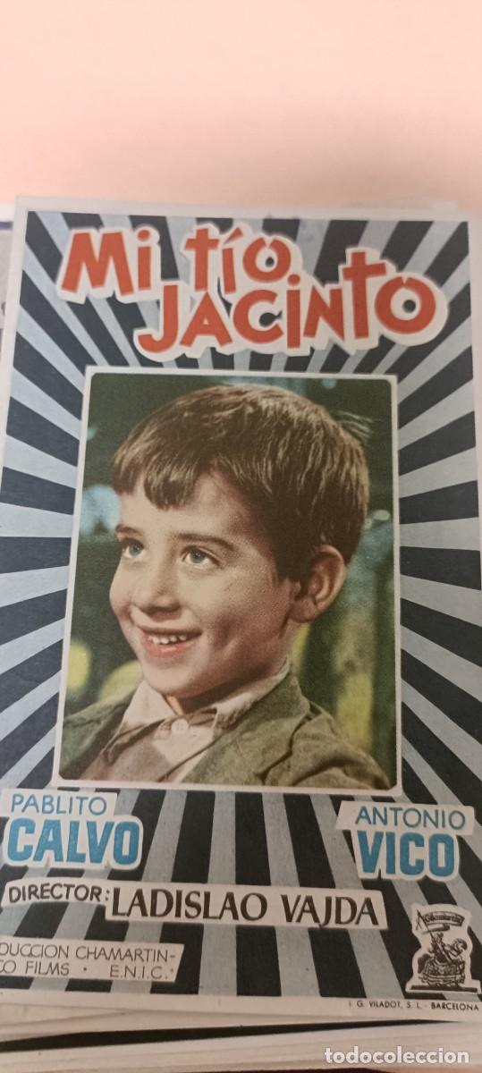  Foglietti di film di film antichi di cinema: Mi t&iacute;o Jacinto.Folleto de mano
