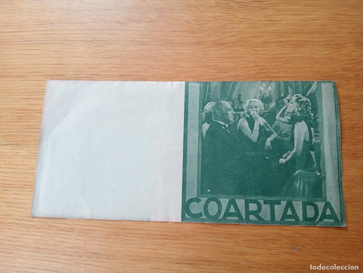  Foglietti di film di film antichi di cinema: FOLLETO DE MANO DOBLE. COARTADA. ERIC VON STROHEIM Y JANY HOLT. PIERRE CHENAL. 1937.