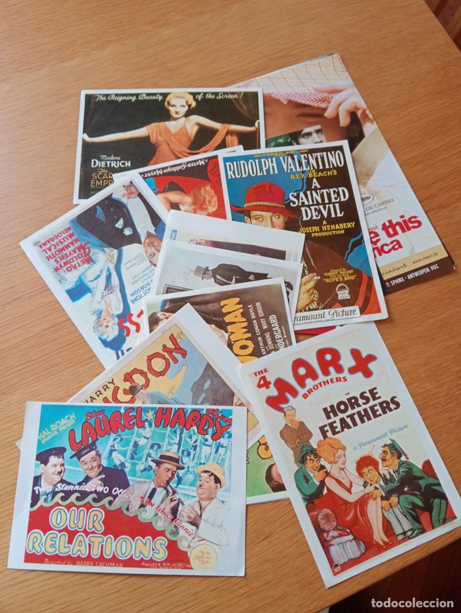 Flyers Publicitaires de Films Anciens: LOTE CON 18 FOLLETOS DE MANO DE DISTINTOS IDIOMAS Y TAMA&Ntilde;OS. VER FOTOS.