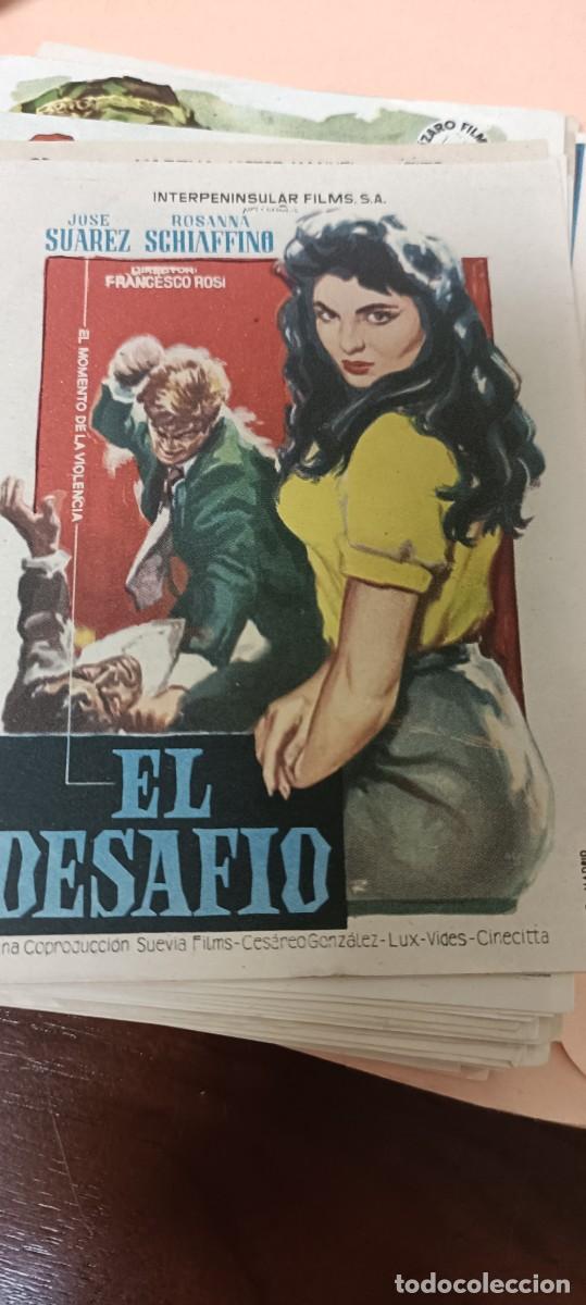  Flyers Publicitaires de films Anciens: El desafio.Folleto de mano