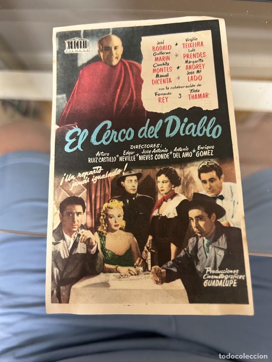 Cine: &ordm;341 el cerco del diablo cine monterrosa reus con publicidad buen estado