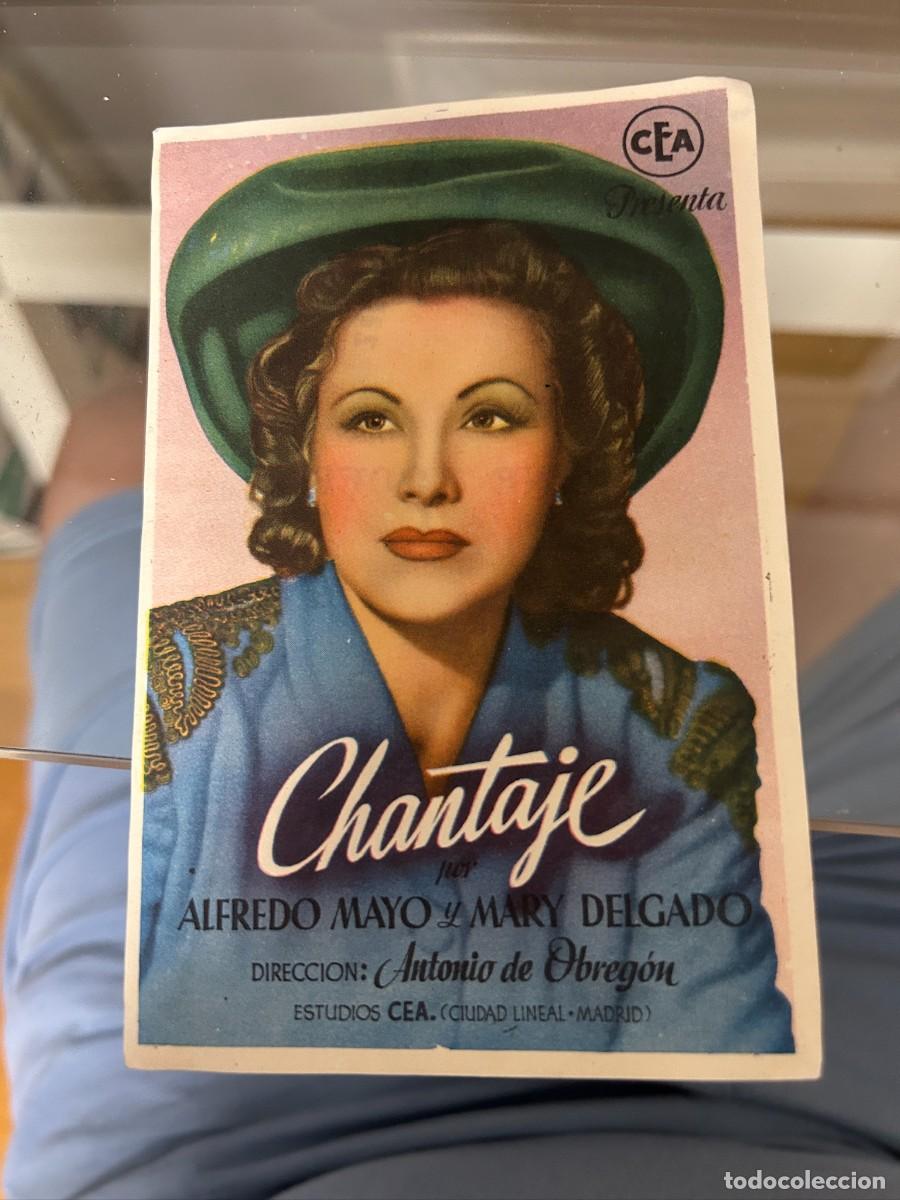 Cine: &ordm;344 chantaje cine moderno sello de toledo buen estado como se ve