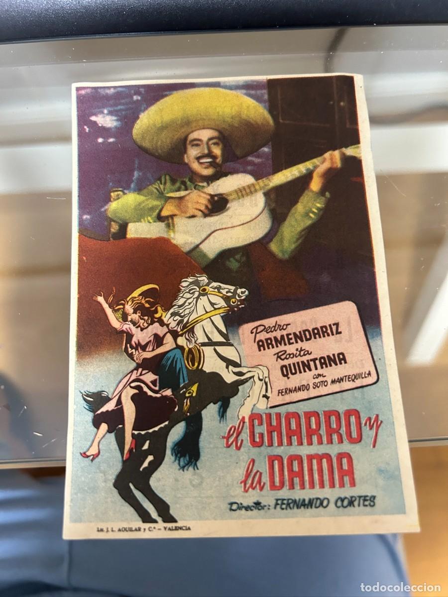 Cine: &ordm;349 el charro y la dama grajn cinema liceo rute cordoba buen estado con publicidad