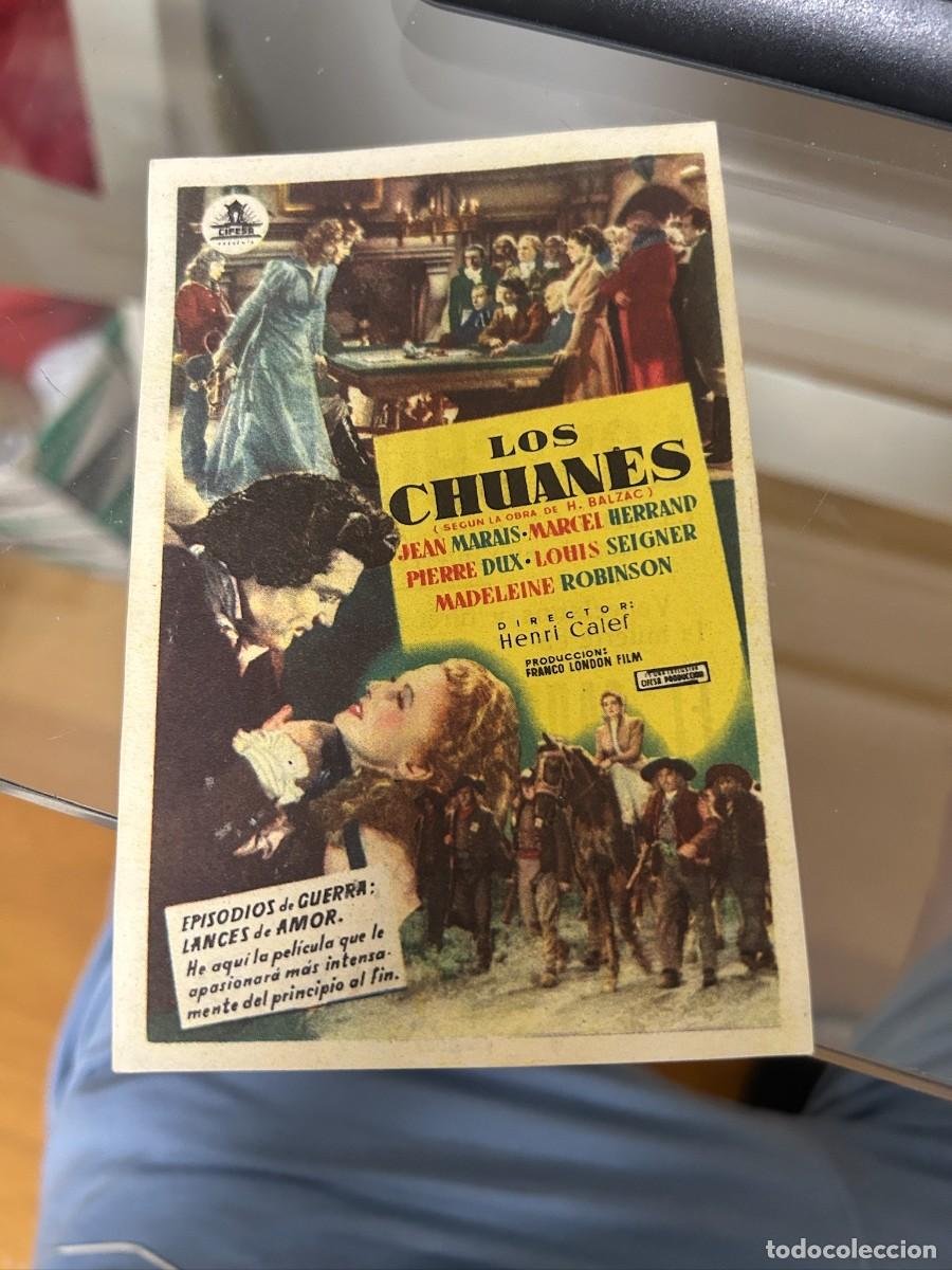 Cine: &ordm;354 los chuanes teatro bartrina reus con publicidad buen estado