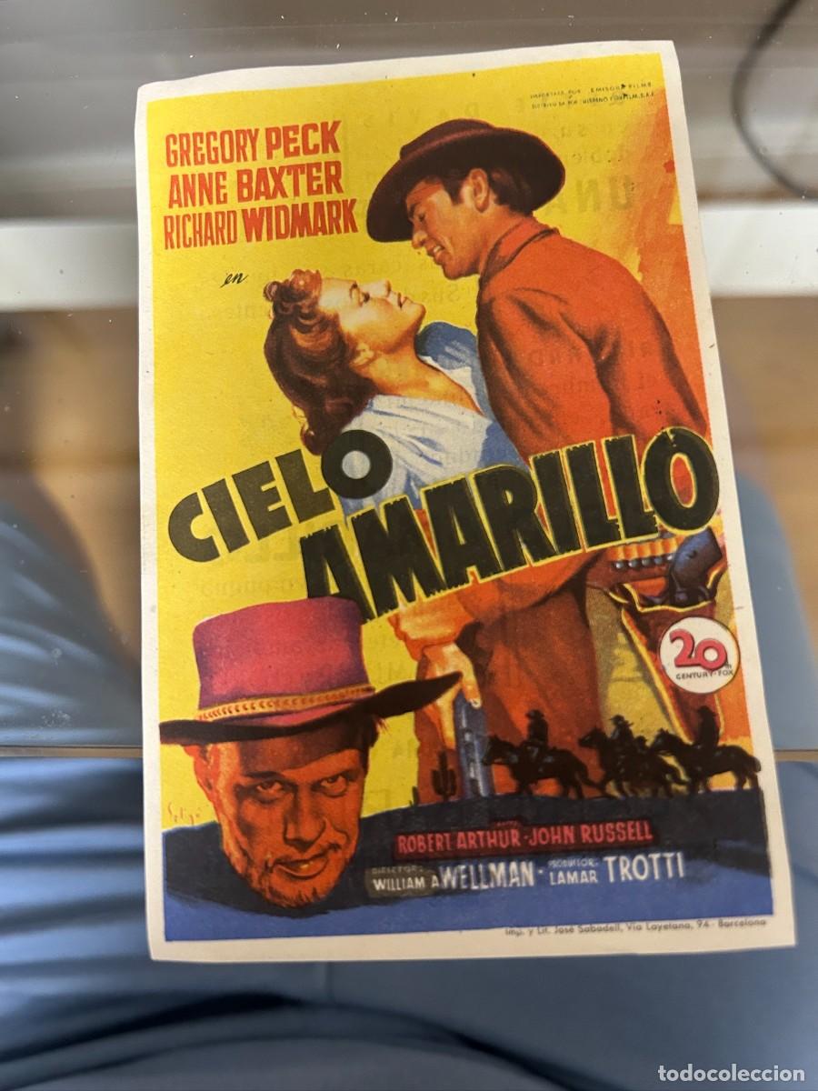 Cine: &ordm;357 cielo amarillo teatro bartrina reus con publicidd buen estado