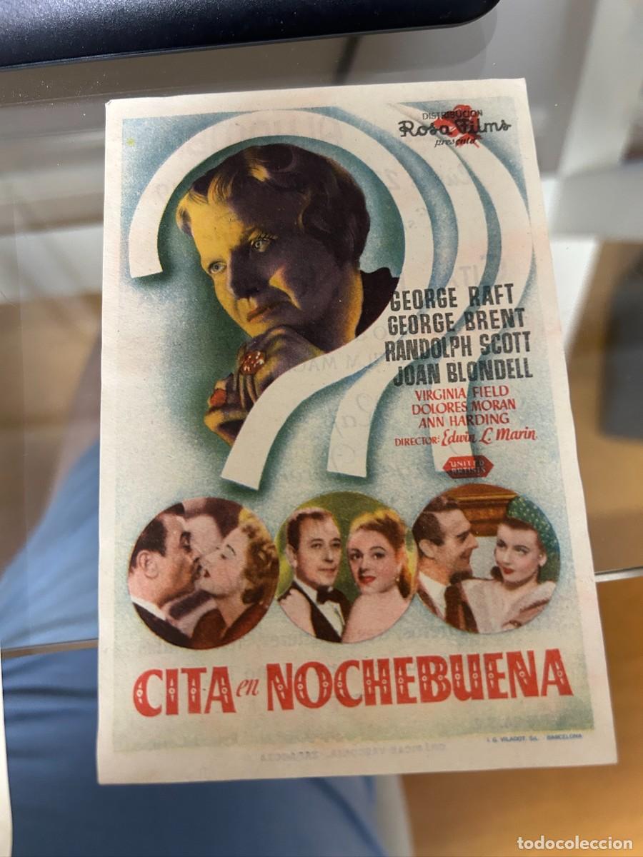 Cine: &ordm;369 cita en nochebuena cinema alhambra zaragoza con publicidad buen estado