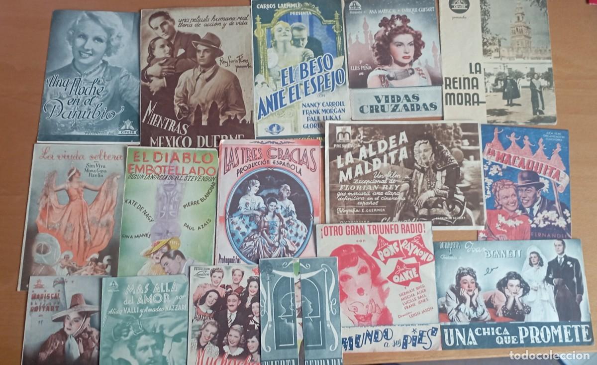Cine: Lote de 48 programas o folletos de mano de cine - Foto 4