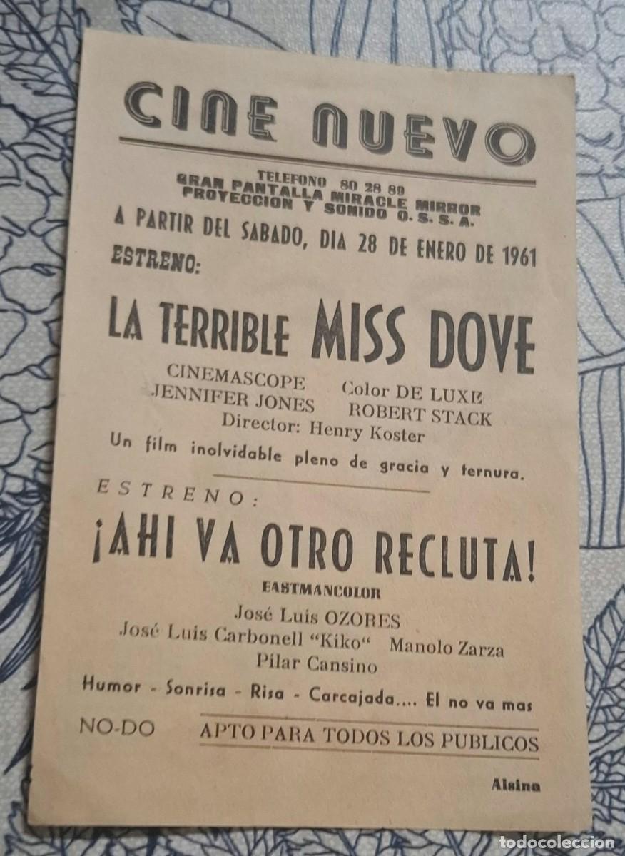 Cine: LA TERRIBLE MISS DOVE - PROGRAMA DE CINE - Foto 2