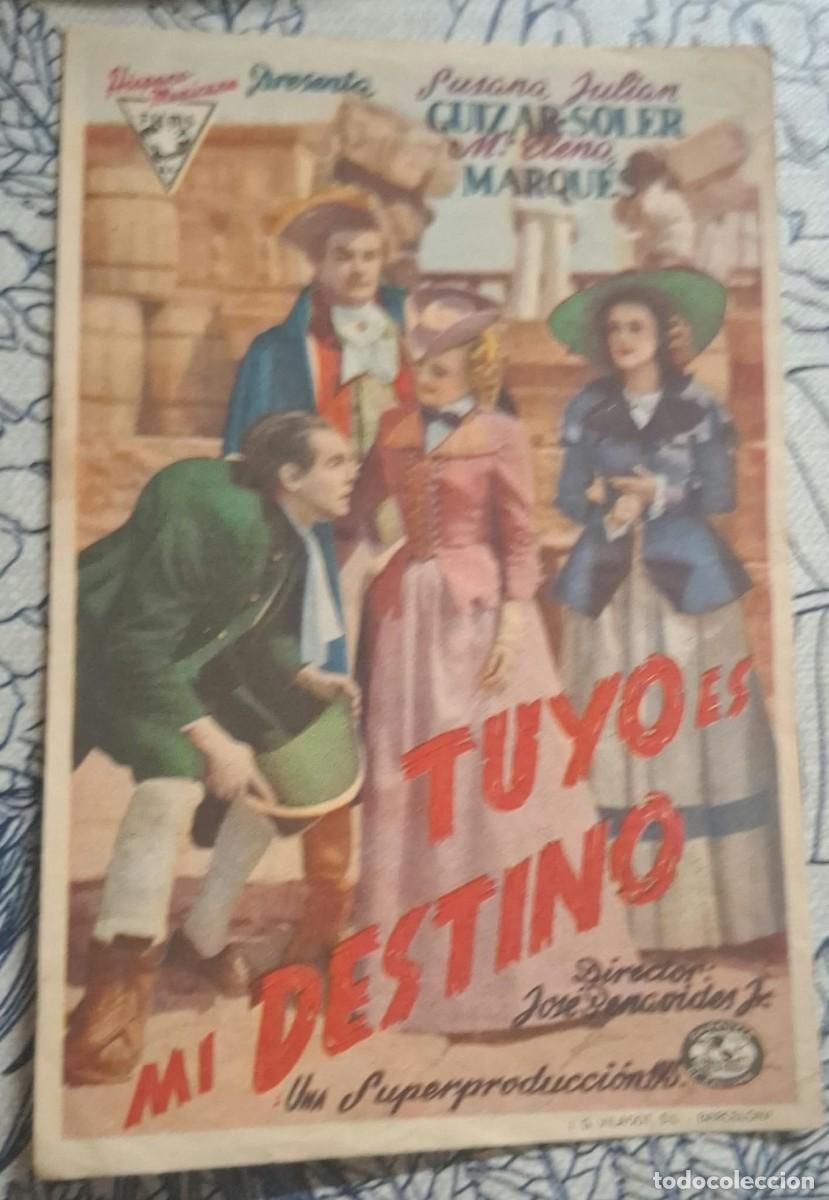 Cine: TUYO ES MI DESTINO - PROGRAMA DE CINE - Foto 1