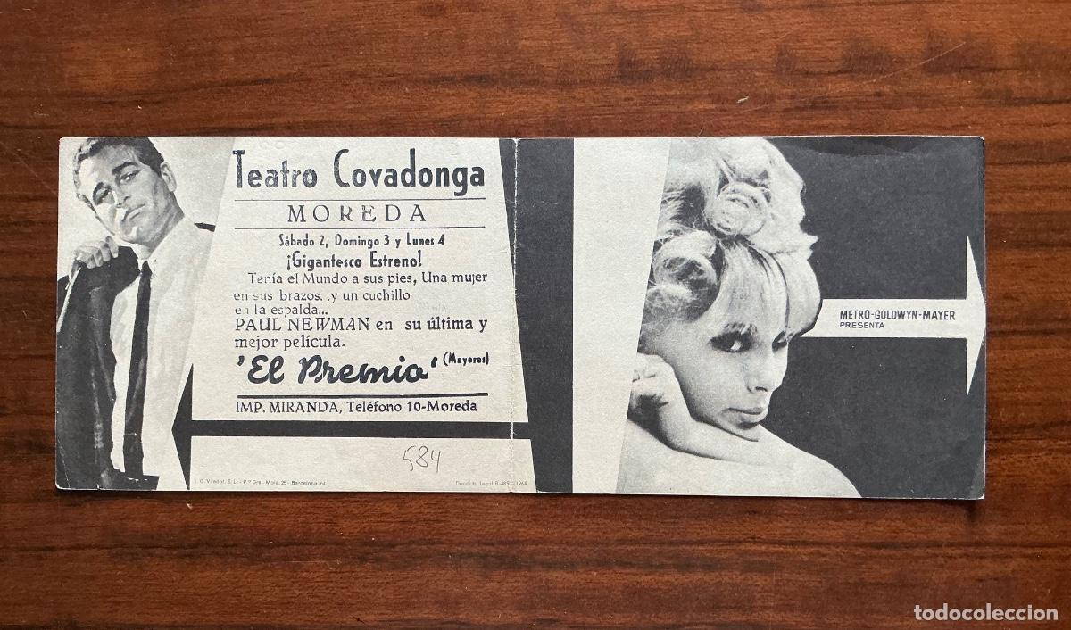 Kino: PROGRAMA METRO CINE TEATRO COVADONGA MOREDA ASTURIAS EL PREMIO EDWARD G ROBINSON PAUL NEWMAN