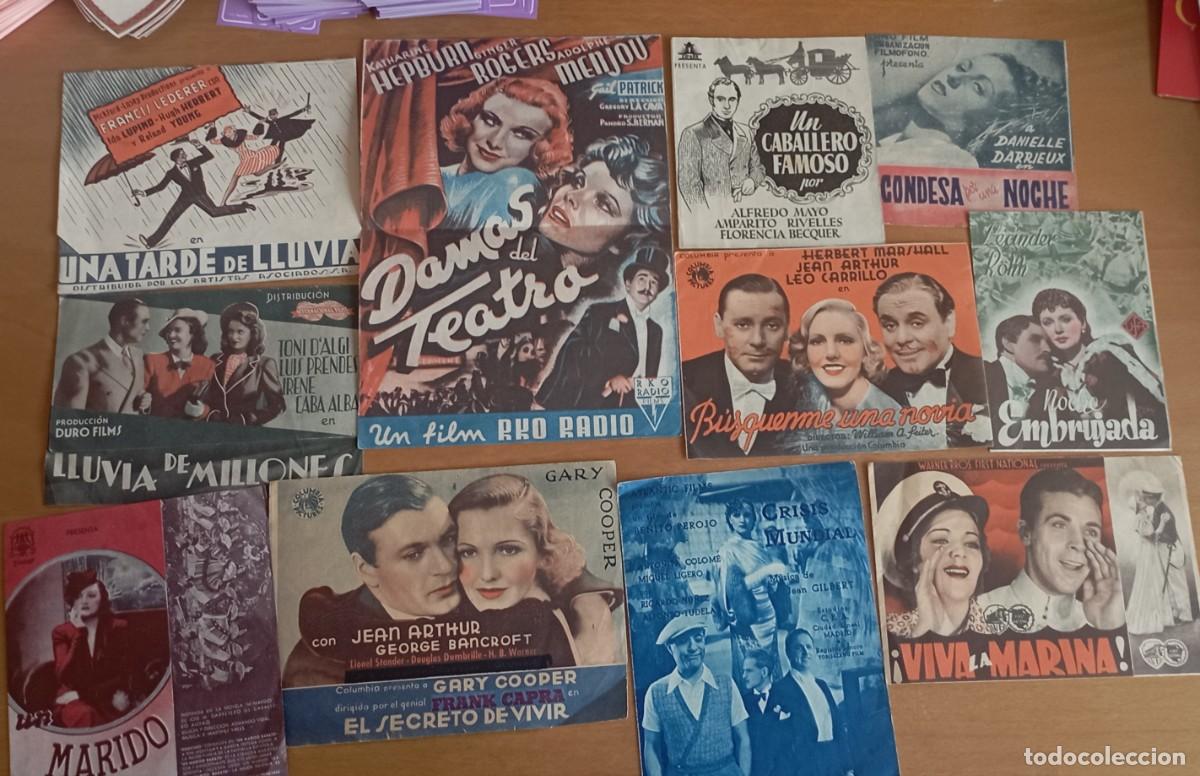 Cine: Lote de 45 folletos o programas de cine - Foto 3