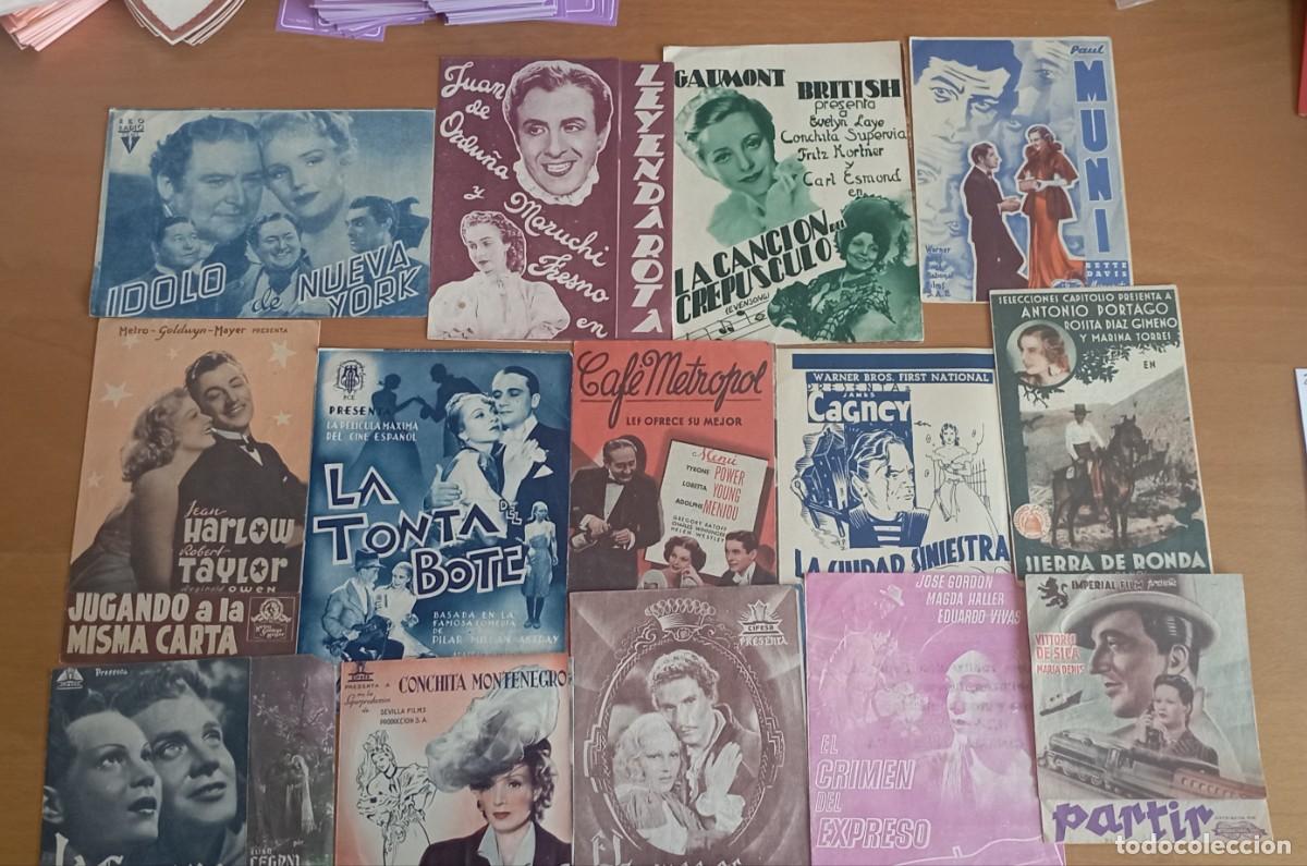 Cine: Lote de 45 folletos o programas de cine - Foto 4