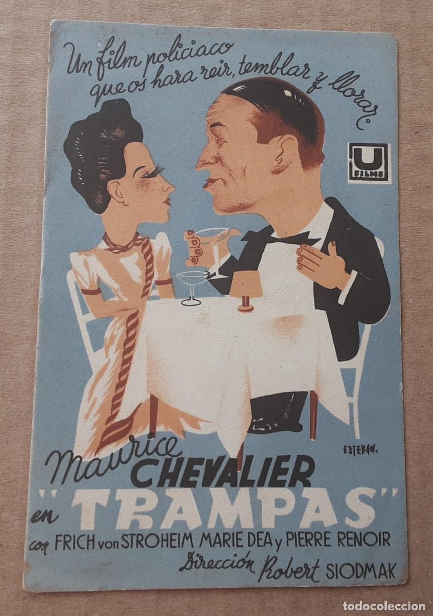 Cine: TRAMPAS , MAURICE CHEVALIER , MARIE DEA. - Foto 1