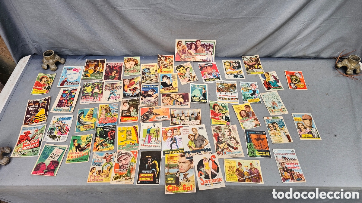 Kino: ( 3 ) lote de 50 folletos de mano de cine antiguo