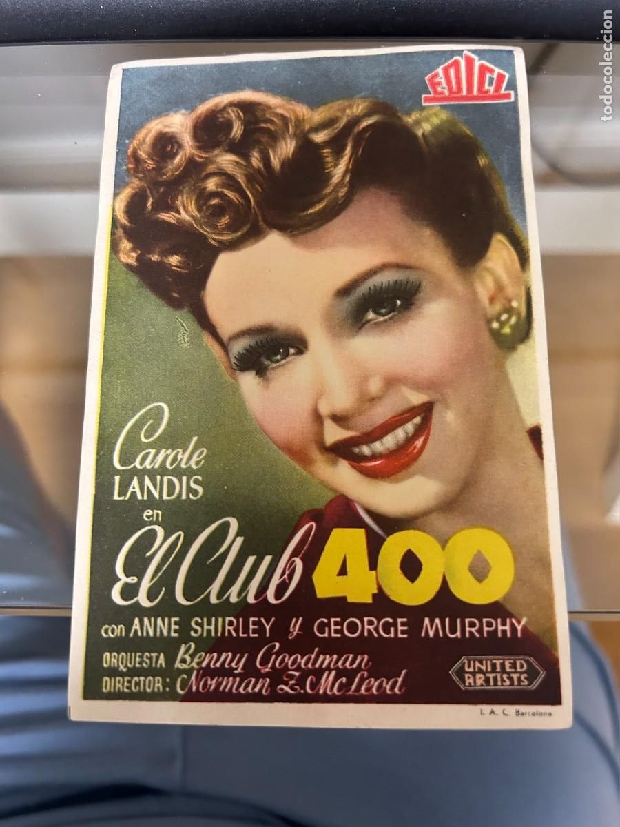 Cine: &ordm;380 el club 400 sin publicidad buen estado