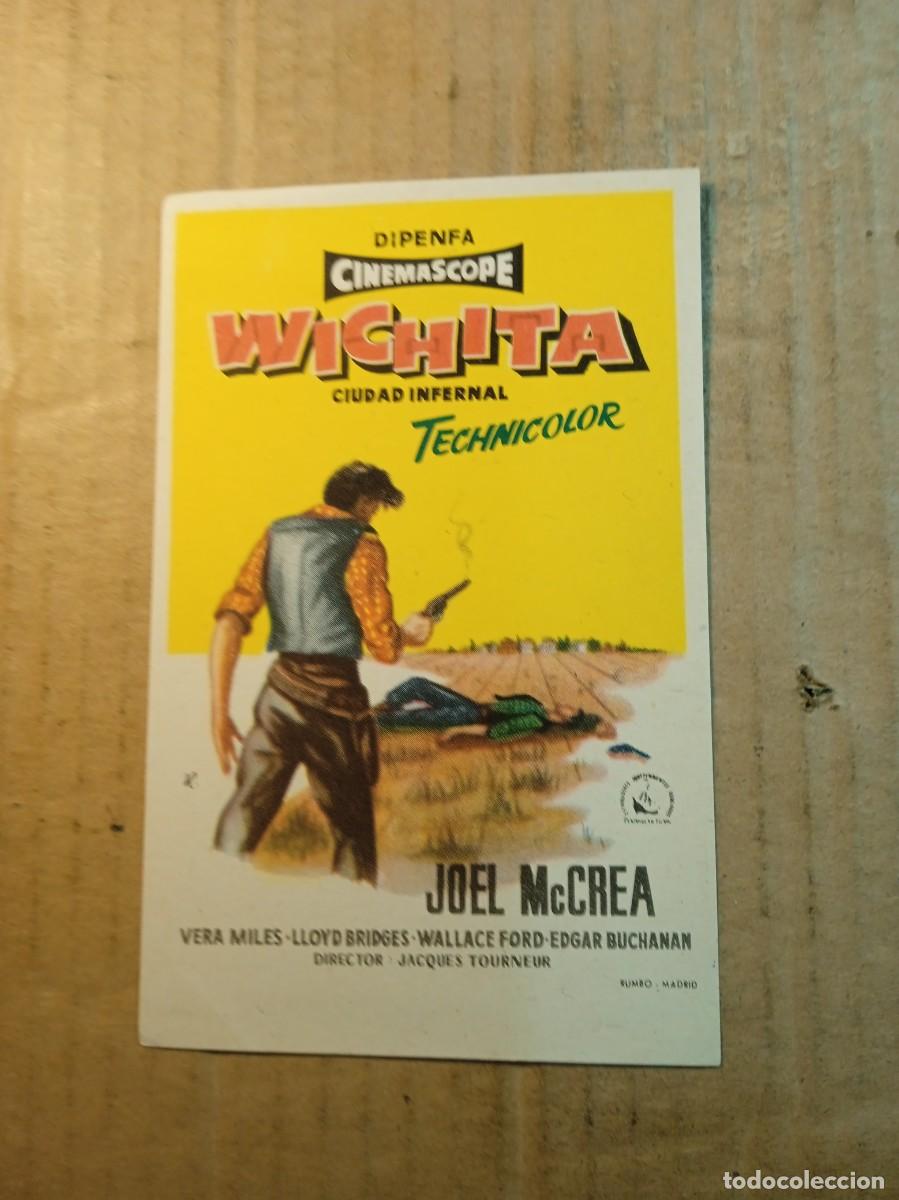Kino: FOLLETO DE MANO CON PUBLICIDAD WICHITA CIUDAD INFERNAL