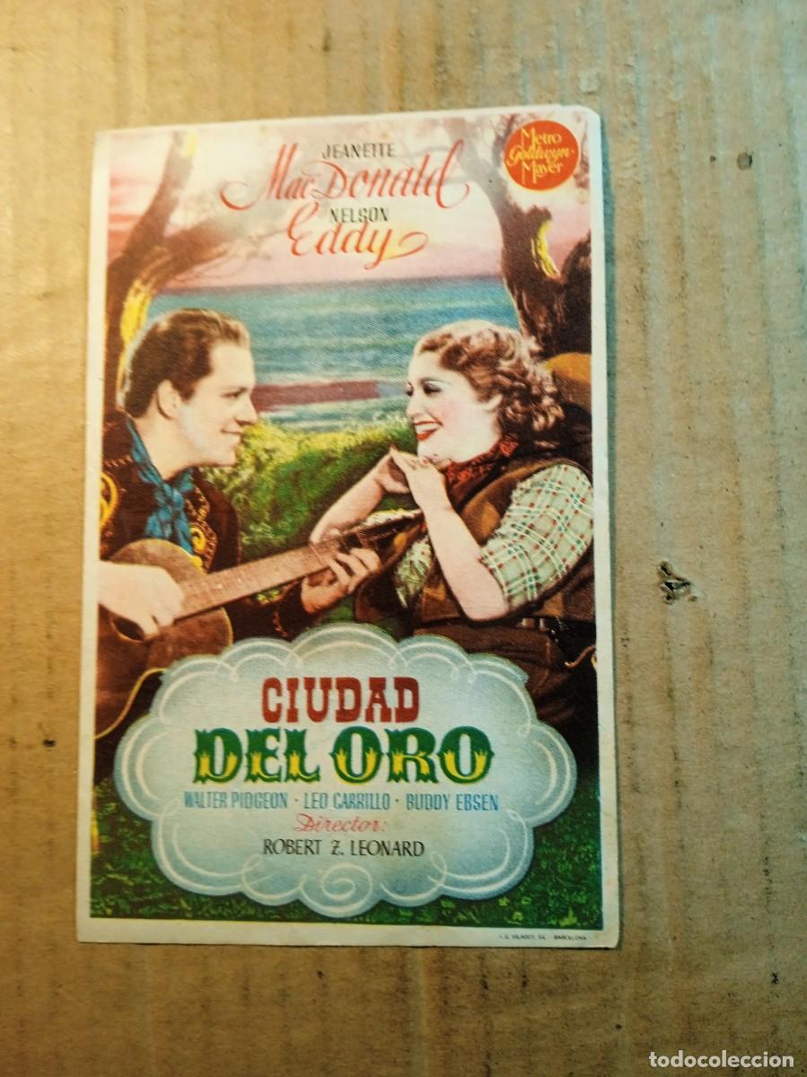 Kino: FOLLETO DE MANO CON PUBLICIDAD CIUDAD DEL ORO