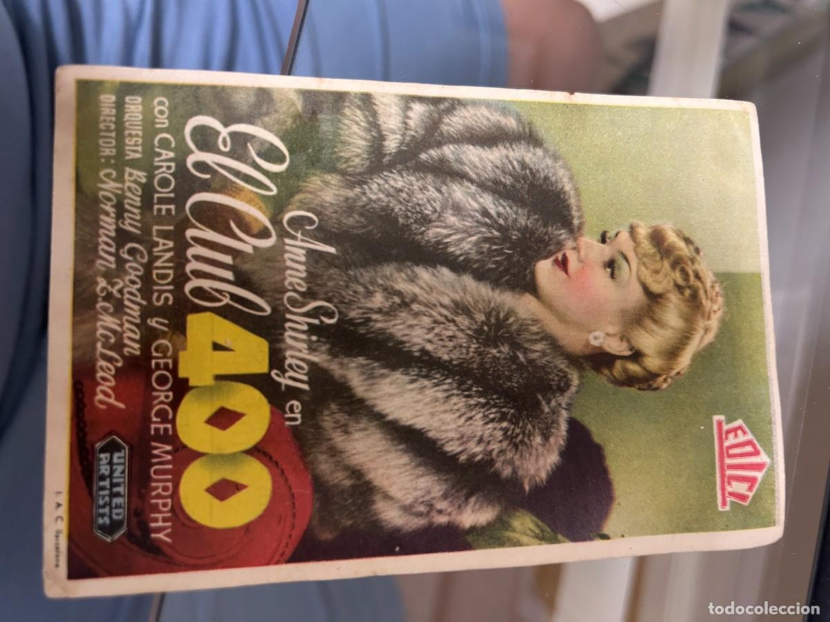 Cine: &ordm;383 el club 400 con publicidad buen estado