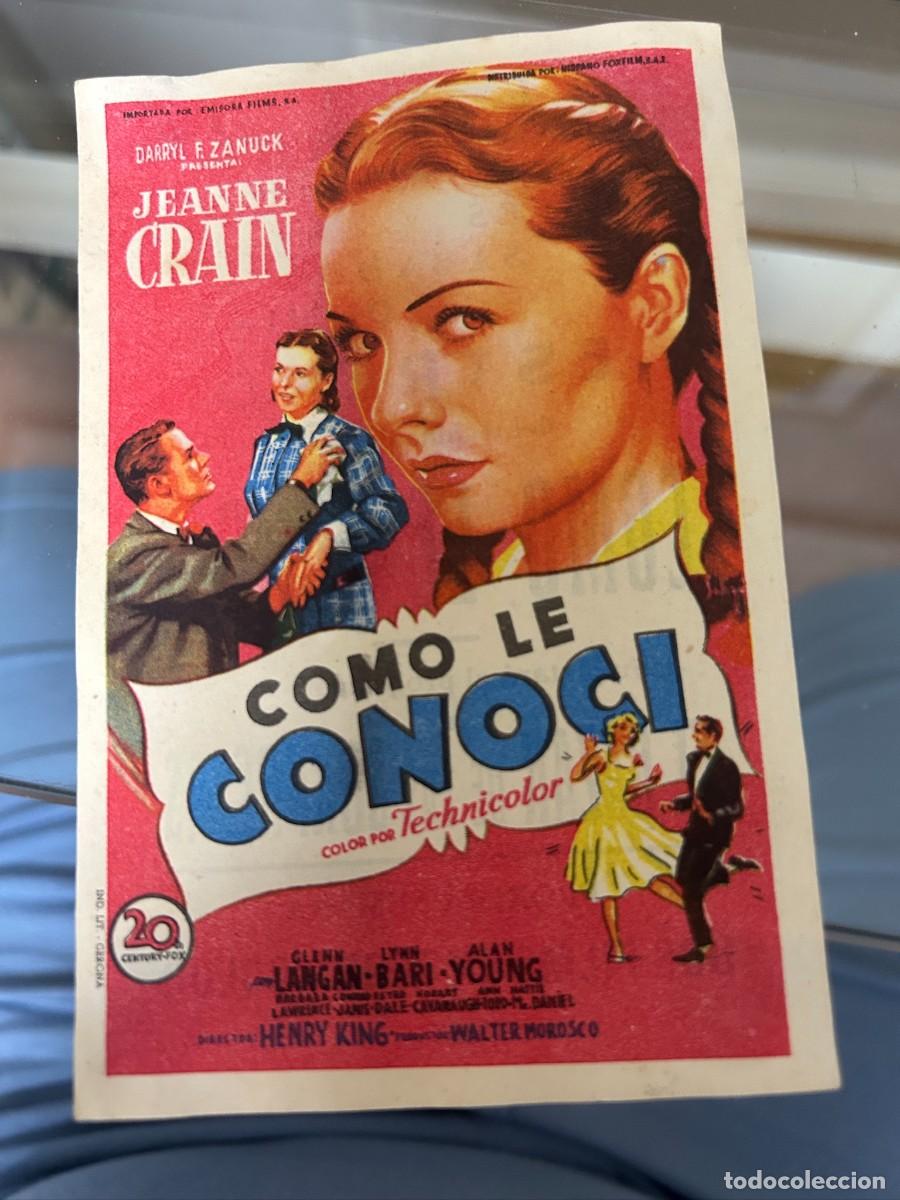 Cine: &ordm;391 como le conoci cine kursaal reus con publicidd buen estado