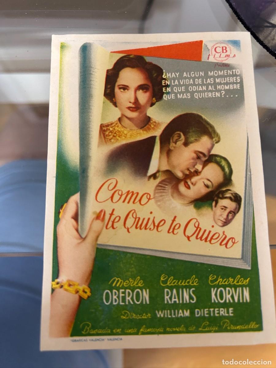 Cine: &ordm;393 como te quise te quiero sin publicidad buen estado