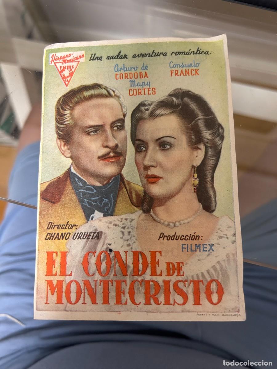 Cine: &ordm;399 el conde de montecristo teatro bartrina reus con publicidad buen estado