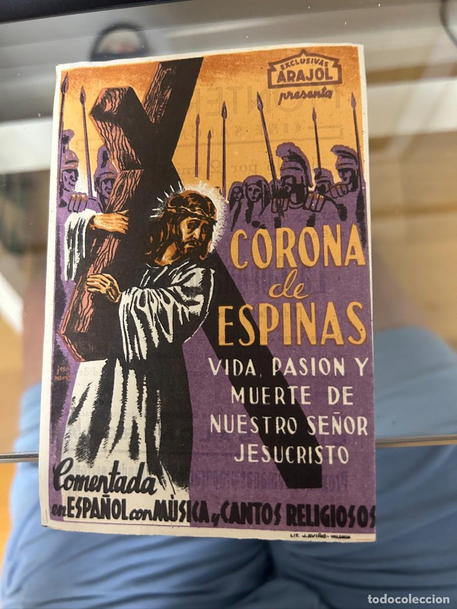 Cine: &ordm;419 corona de espinas cine monterrosa reus con publicidad buen estado