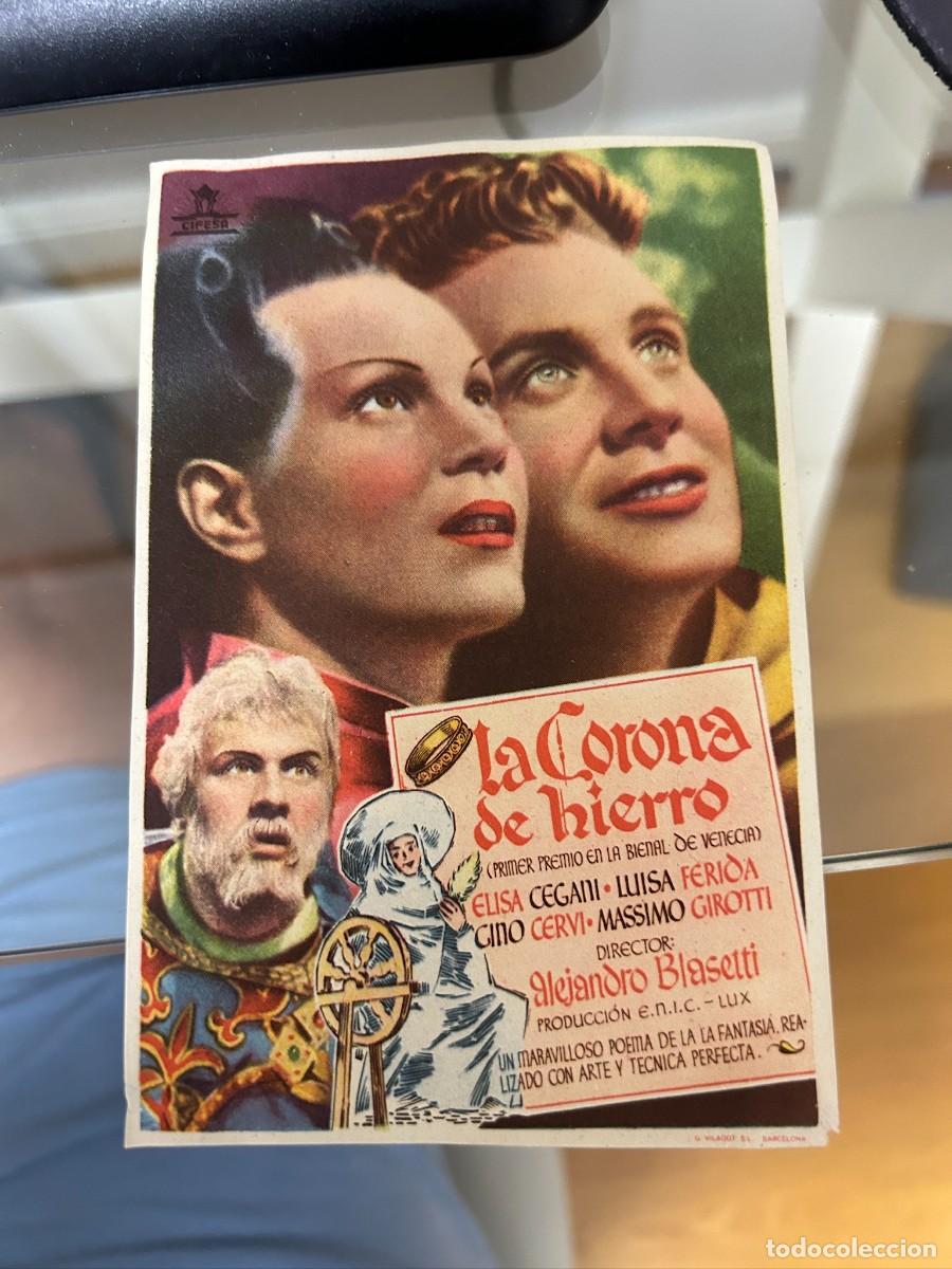 Cine: &ordm;421 la corona de hierro diferente color sin publicidad buen estado