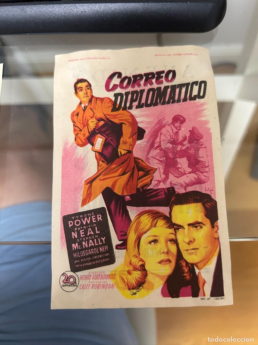 Cine: &ordm;425 correo diplomatico cine avenida reus con publicidad buen estado
