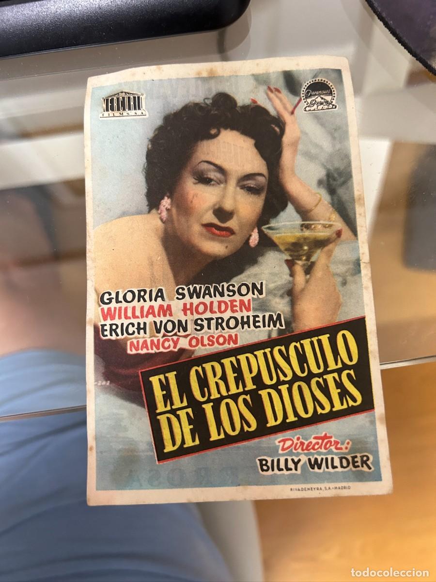 Cine: &ordm;429 el crepusculo de los dioses cine monterrosa reus con publicidad buen estado