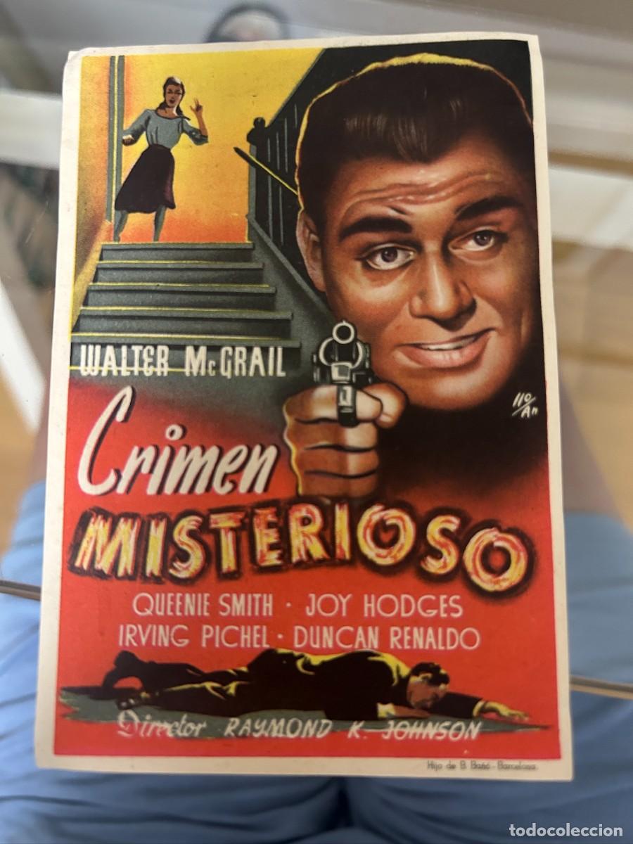 Cine: &ordm;435 crimen misterioso sello de barcelona buen estado