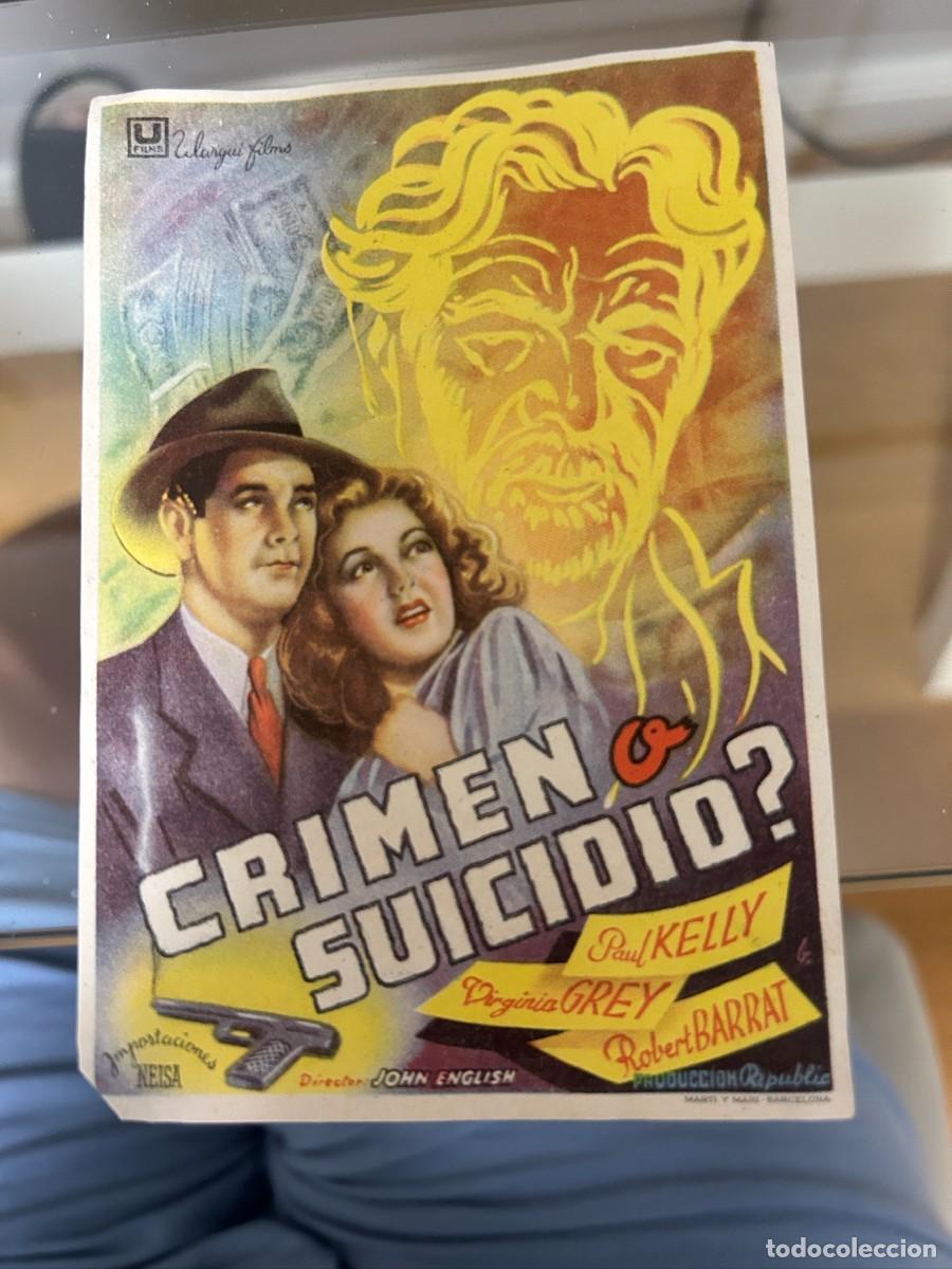 Cine: &ordm;436 crimen o suicidio sin publicidad buen estado